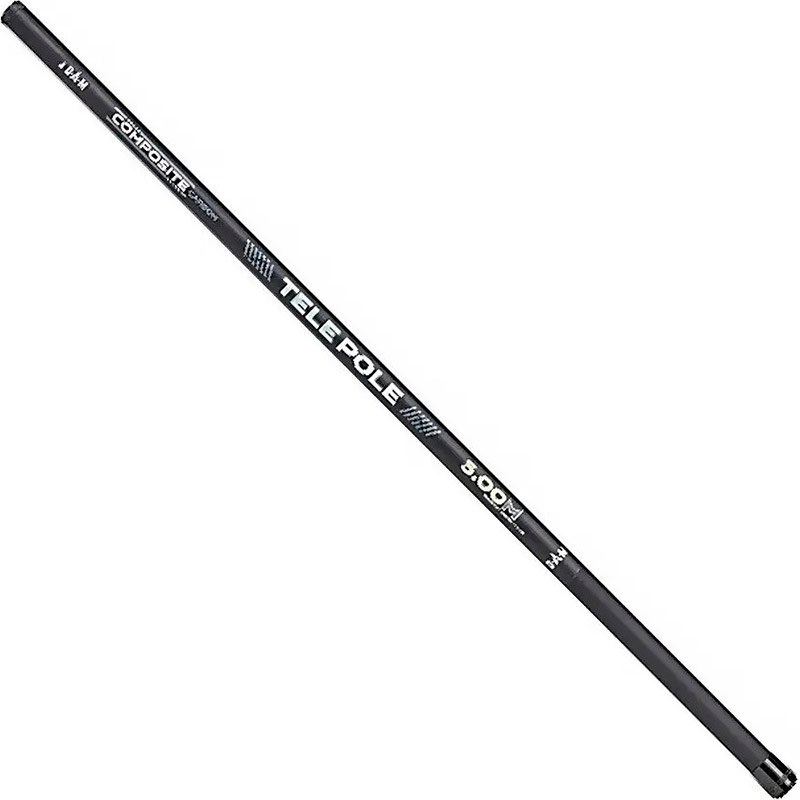 

Удилище DAM Composite Carbon Tele-Pole 6 м 5-20 г (56106), Вудлище Coмposite Carbon Tele-Pole 6м