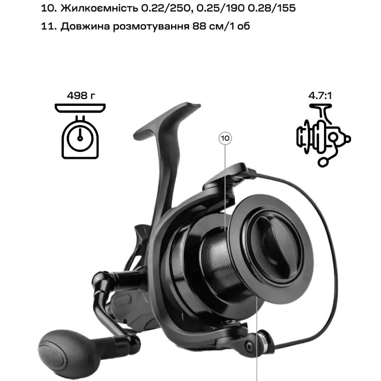 Заказать Катушка BRAIN Evidence 7000S 9+1BB (1858.46.57)