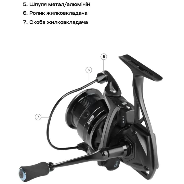 Замовити Котушка BRAIN Storm 6000 7+1BB (1858.41.83)