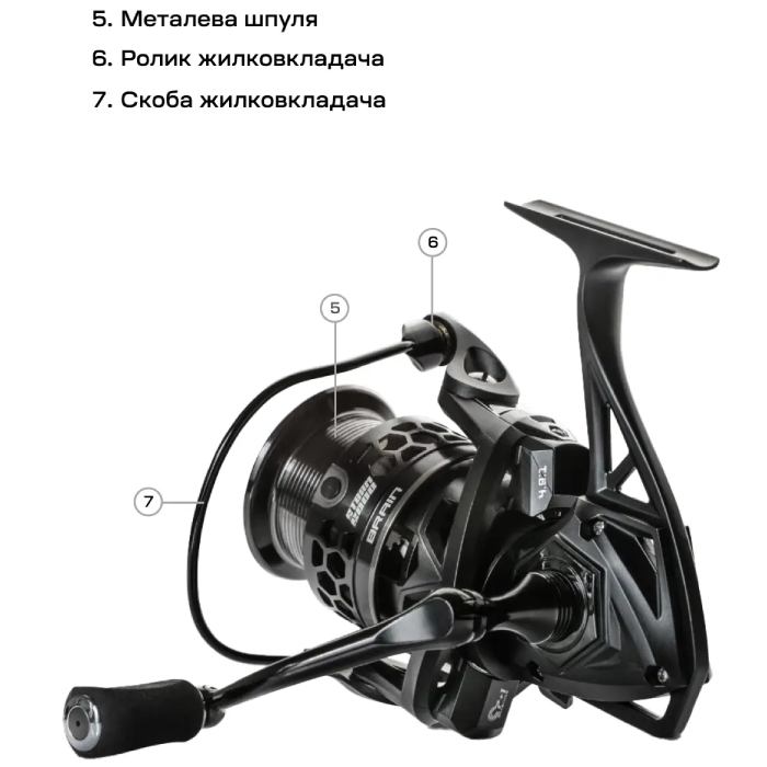 Зовнішній вигляд Котушка BRAIN Storm'19 4000 7+1BB (1858.47.14)