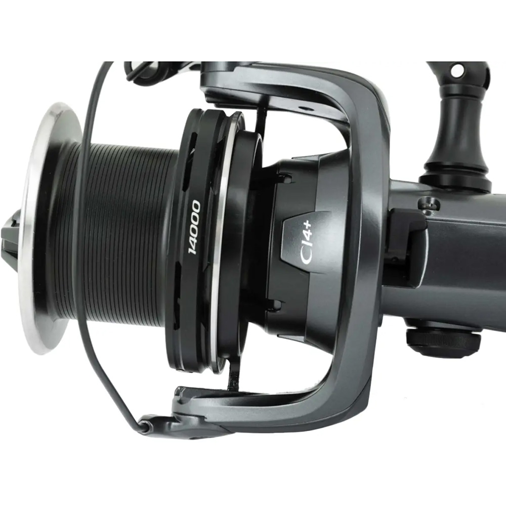 Котушка SHIMANO Big Baitrunner Longcast CI4+ XT-B LC 6+1BB 4.6:1 (BBTRCI4XTBLC) Місткість шпулі Nylon 0.35-550/0.40-400/0.45-300