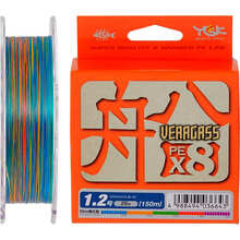 Шнур YGK Veragass Fune X8 150 м #1.2/0.185 мм 25lb Multicolor (D691-#1.2)