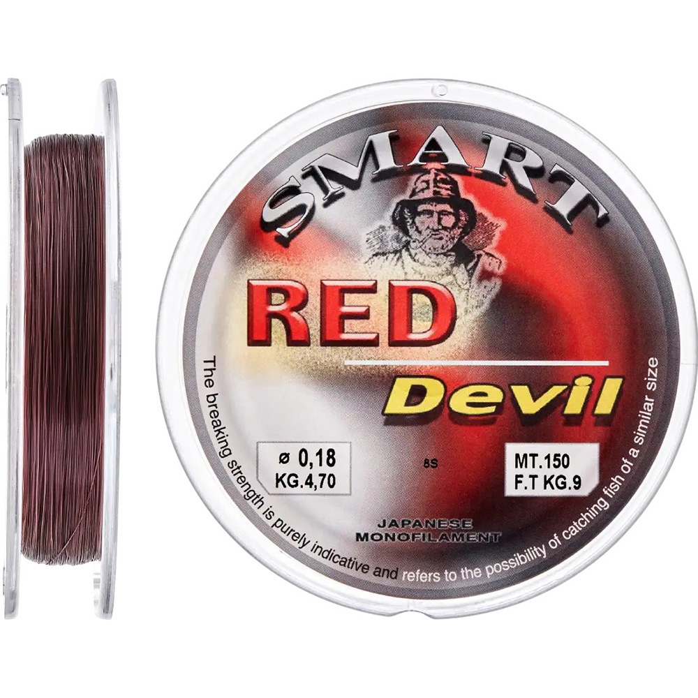 Волосінь SMART Red Devil 150m 0.16mm 3.6kg (00652016)