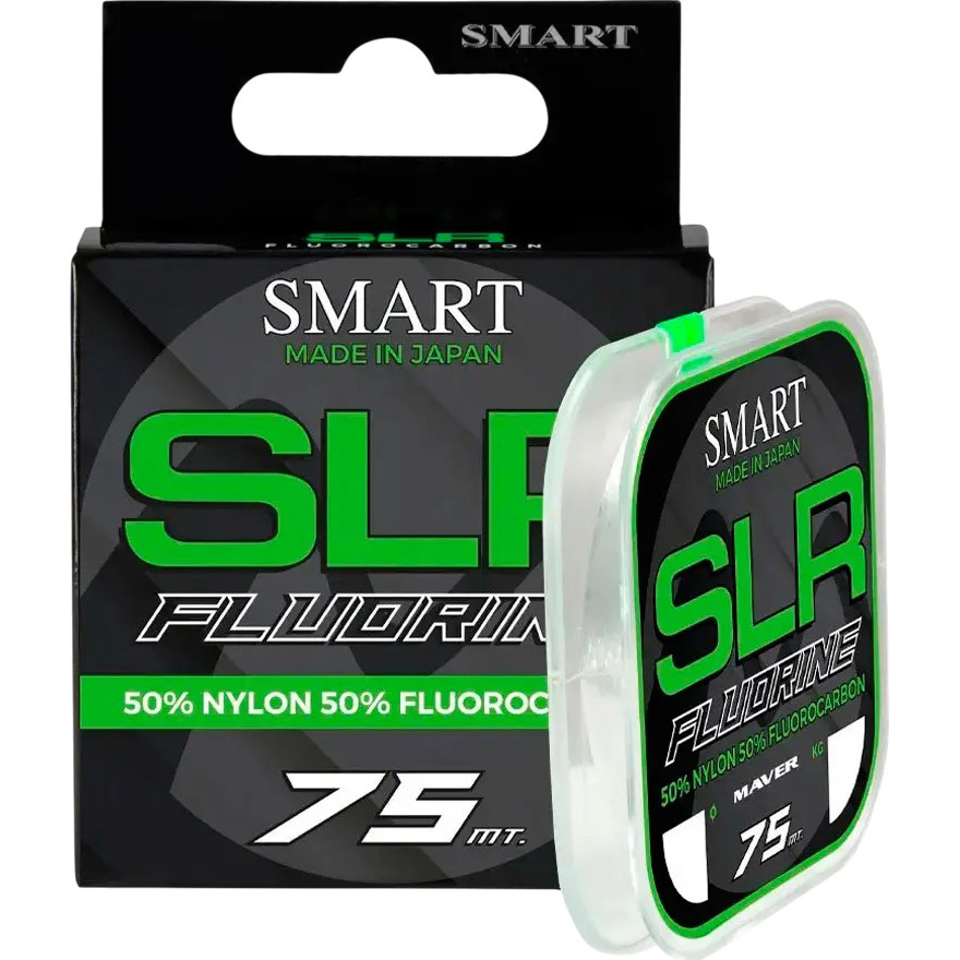 Волосінь SMART SLR Fluorine 75m 0.08mm 0.8kg (00930080)