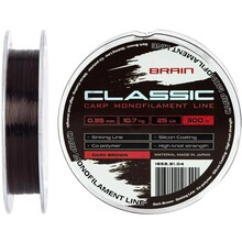 Лісочка BRAIN Classic Carp Line 300m 0.35mm 25lb 10.7kg Dark Brown (1858.81.04)