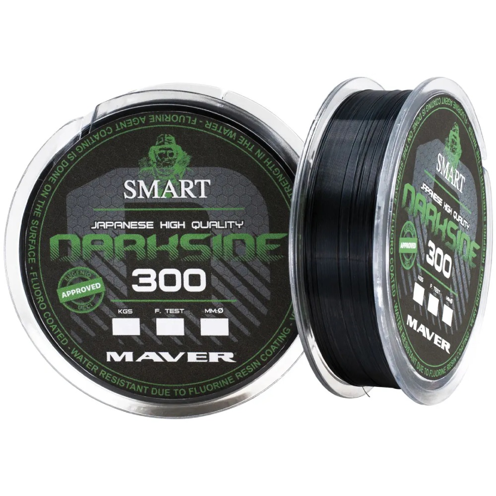 Лісочка SMART Monofilo Darkside 300m 0.31mm 30lb/15.1kg Black (00939031)
