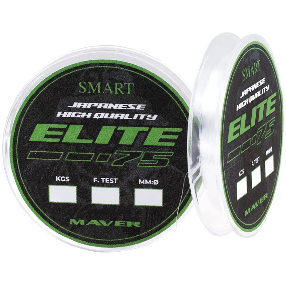 Лісочка SMART Monofilo Elite 75m 0.083mm 3lb/1.3kg Clear (00943083)