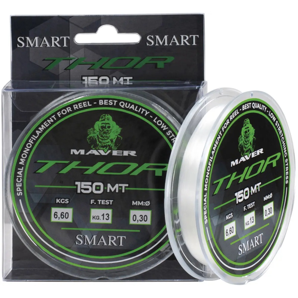 Лісочка SMART Monofilo Thor 150м 0.20мм 6lb/3kg Clear (00941020)