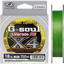 Шнур YGK G-Soul X4 Upgrade 100m #0.25 5lb Green (D720-#0.25)