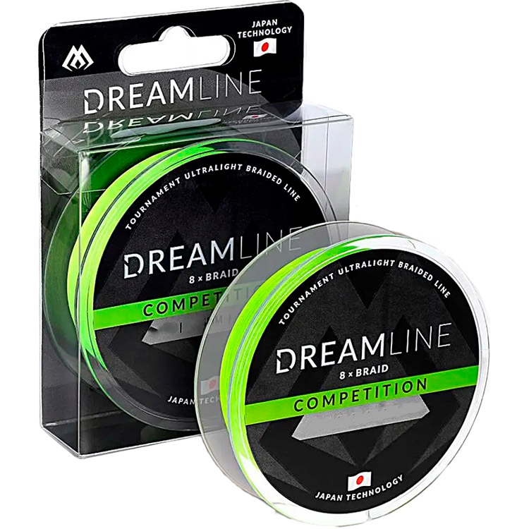 

Шнур MIKADO Dream Line Competition 300 м fluo green (ZDL000FG-300-016), Шнур Dream Line Competition 300м