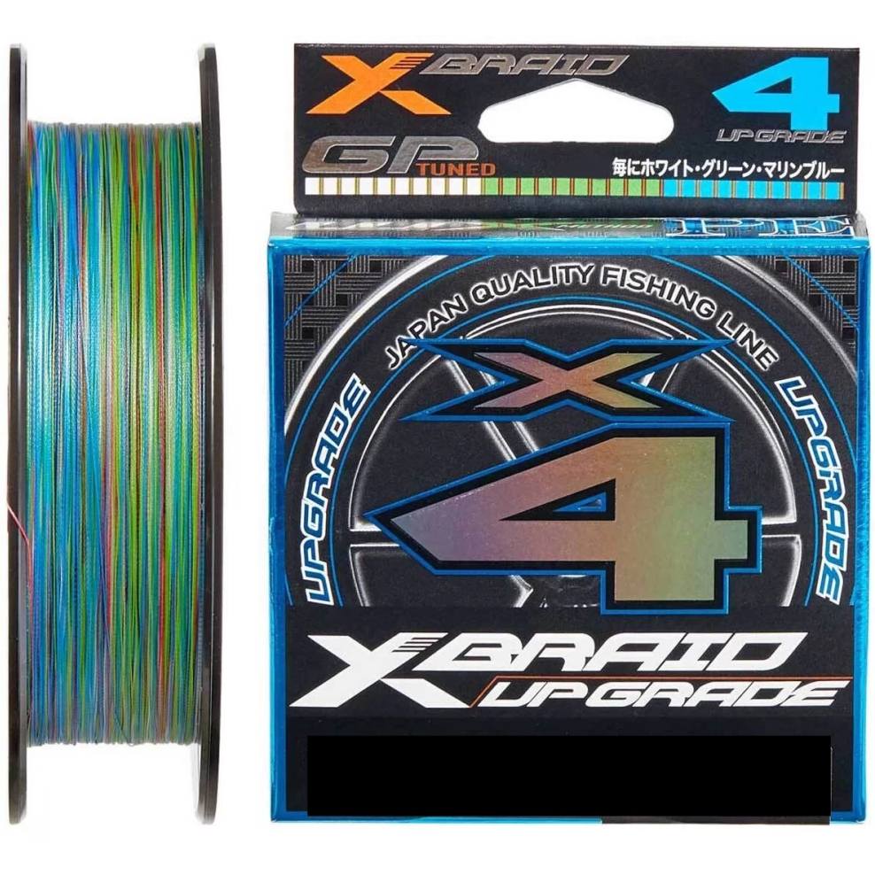 Шнур YGK X-Braid Upgrade X4 120 м #0.4/0.104 мм 8lb/3.6 кг 3 colored (4582550711989)