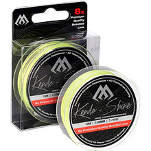 Шнур MIKADO Kendo Shine Braid 10 м fluo yellow (ZKS00Y-10-010)