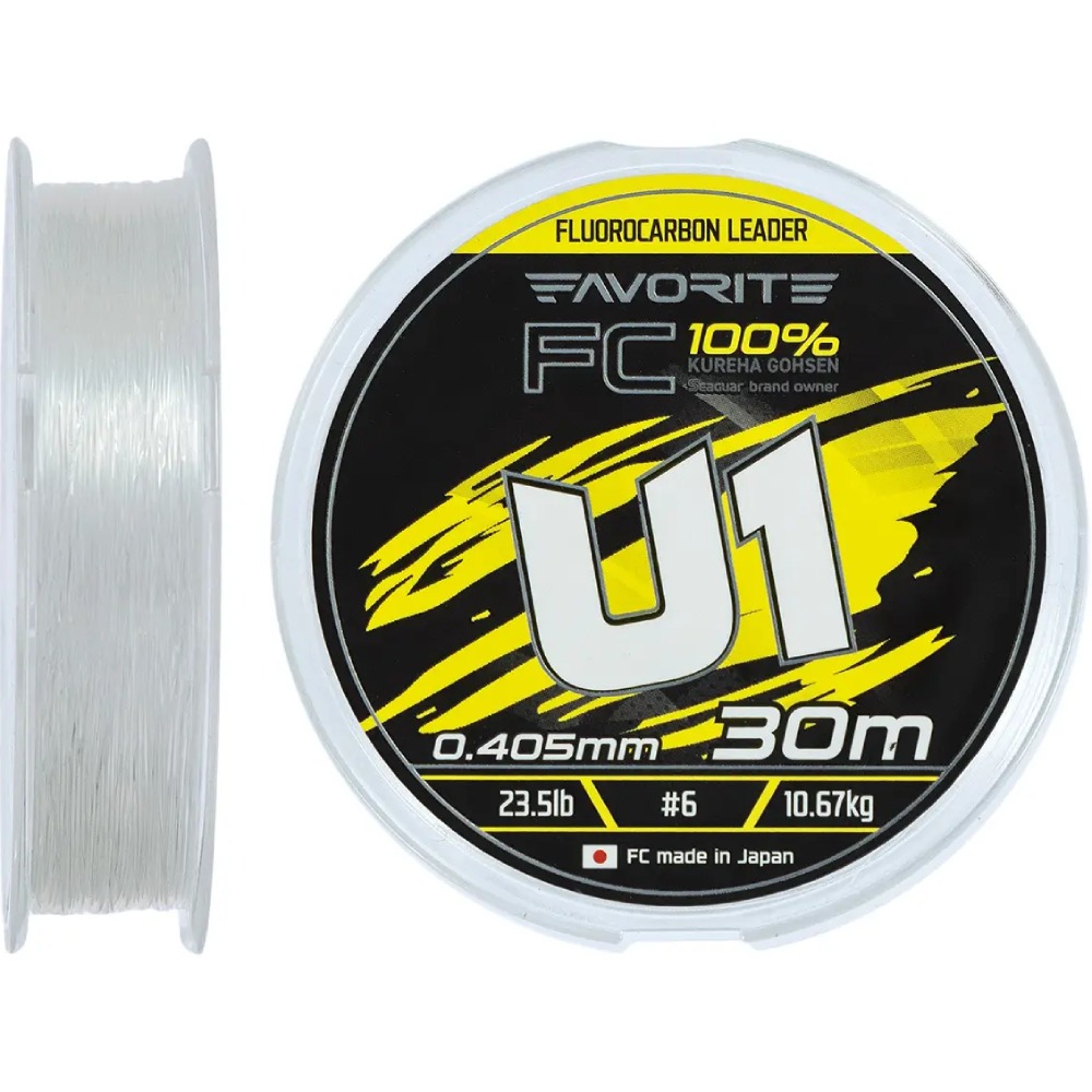 Флюорокарбон FAVORITE U1 FC 30 м 0.405 мм (1693.12.18)