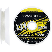 Флюорокарбон FAVORITE U1 FC 7m #26/0.84mm 95.9lb/43.48kg (1693.11.96)