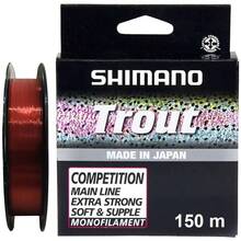 Леска SHIMANO Trout Competition Mono 150м 0.12мм 1.29кг Red (TROUTCM15012)