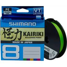 Шнур SHIMANO Kairiki 8 PE 150м 0.10мм 6.5кг Mantis Green (59WPLA58R01)