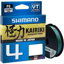 Шнур SHIMANO Kairiki 4 PE 150м 0.06мм 4.4кг Multi Color (LDM54TE0606015M)