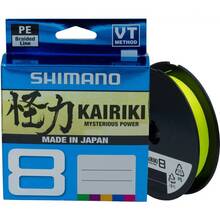 Шнур SHIMANO Kairiki 8 PE 150м 0.13мм 8.2кг Yellow (59WPLA58R32)