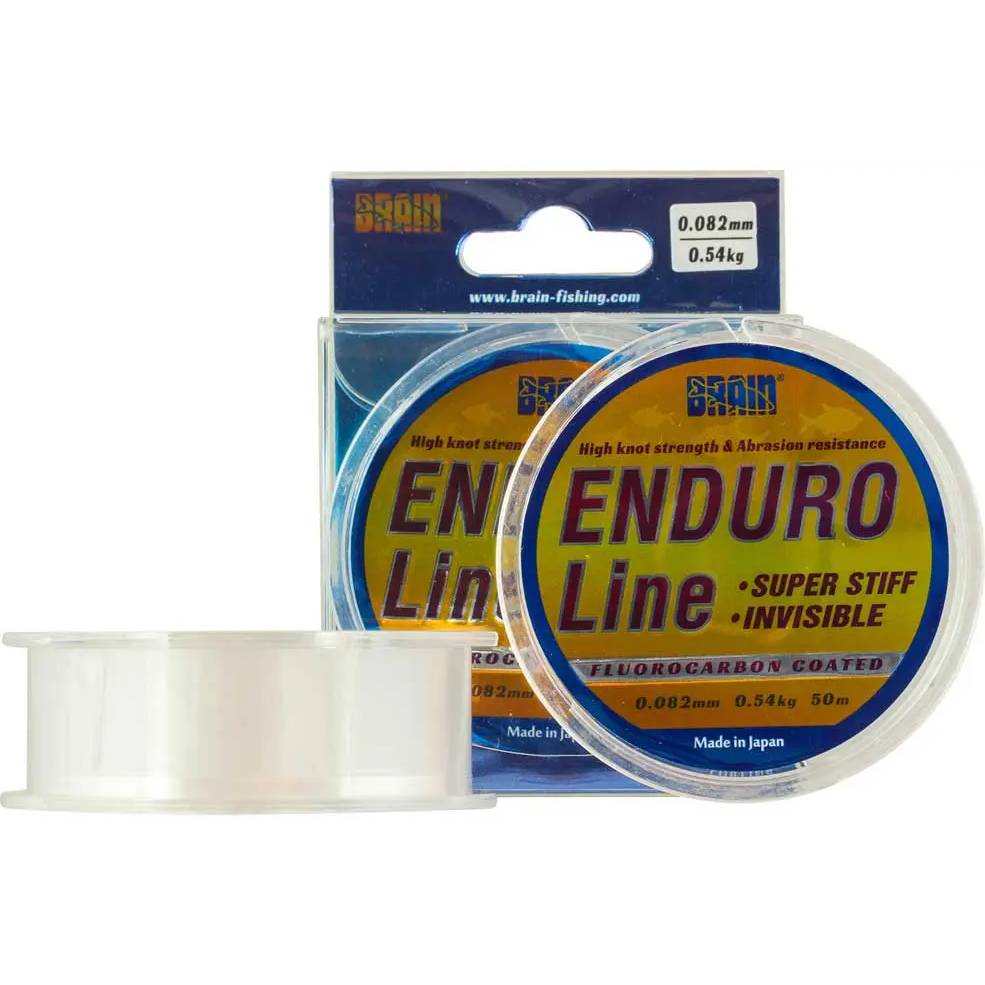 Леска BRAIN Enduro 50m 0,102mm #0.4 0.83kg 1.8 lb Smoke (1858.70.07) динамическая ударная нагрузка 1.8
