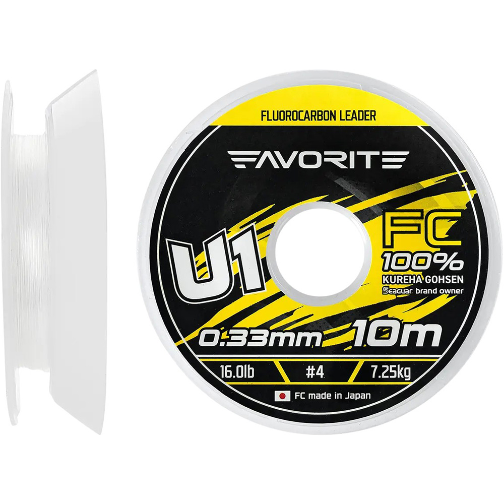 Флюорокарбон FAVORITE U1 FC 10m #4.0/0.33mm 16.0lb/7.25kg