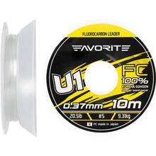 Флюорокарбон FAVORITE U1 FC 10m #5.0 0.37mm 20.5lb 9.31kg (1693.11.84)