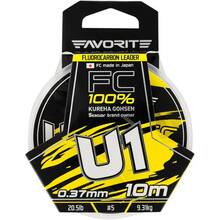 Флюорокарбон FAVORITE U1 FC 10m #5.0 0.37mm 20.5lb 9.31kg (1693.11.84)