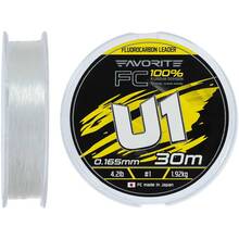 Флюорокарбон FAVORITE U1 FC 30m #1.0 0.165mm 4.2lb 1.92kg (1693.12.08)