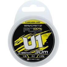 Флюорокарбон FAVORITE U1 FC 30m #1.2 0.185mm 5.3lb 2.42kg (1693.12.09)