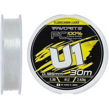 Флюорокарбон FAVORITE U1 FC 30m #1.2 0.185mm 5.3lb 2.42kg (1693.12.09)