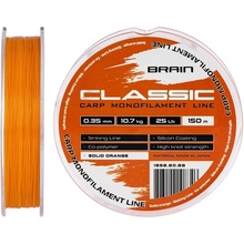 Лісочка BRAIN Classic Carp Line 150m 0.35mm 25lb 10.7kg Solid Orange (1858.80.88)