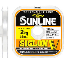 Леска SUNLINE Siglon V 100m #0.4/0.104mm 1.0kg White (63040850)