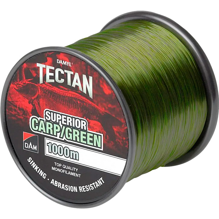 Волосінь DAM Damyl Tectan Carp 1000 м 0.38 мм 10 кг Green (66285)