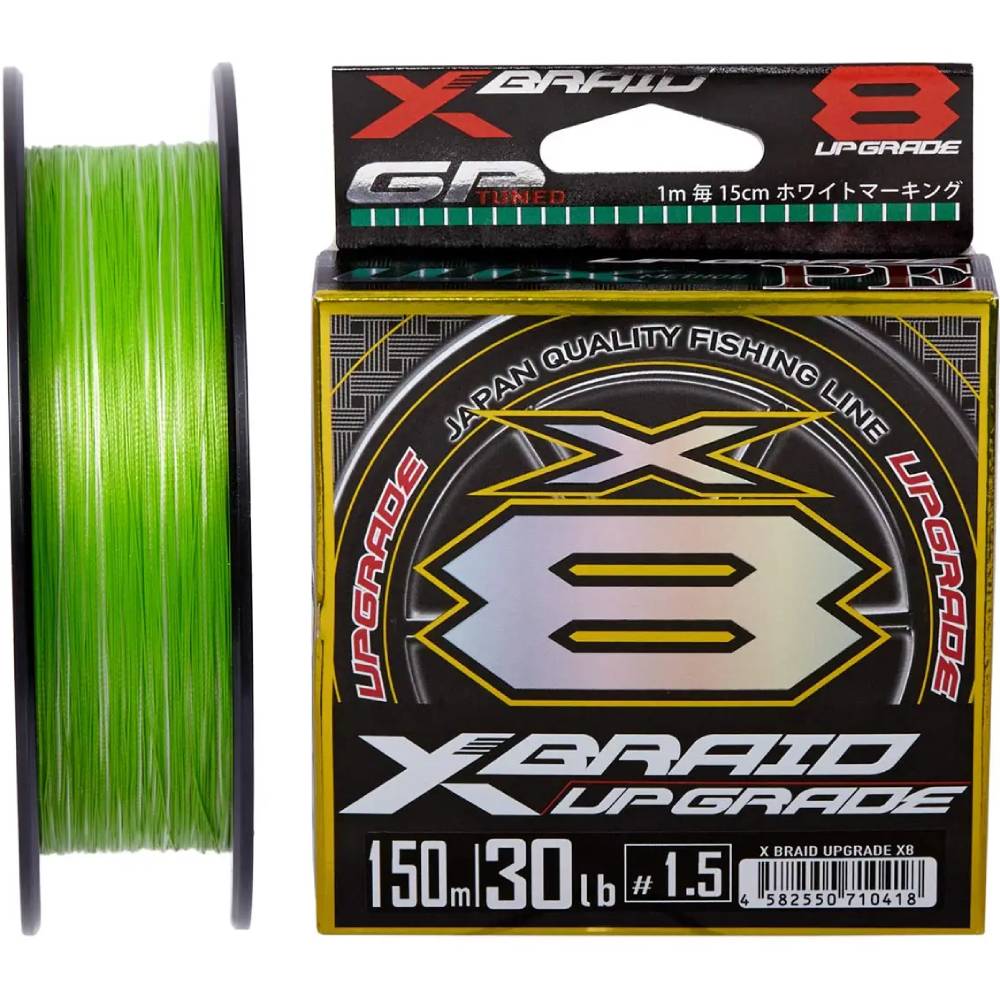 Шнур YGK X-Braid Upgrade X8 200м #3.0/0.296мм 40lb 18кг (4582550710494)