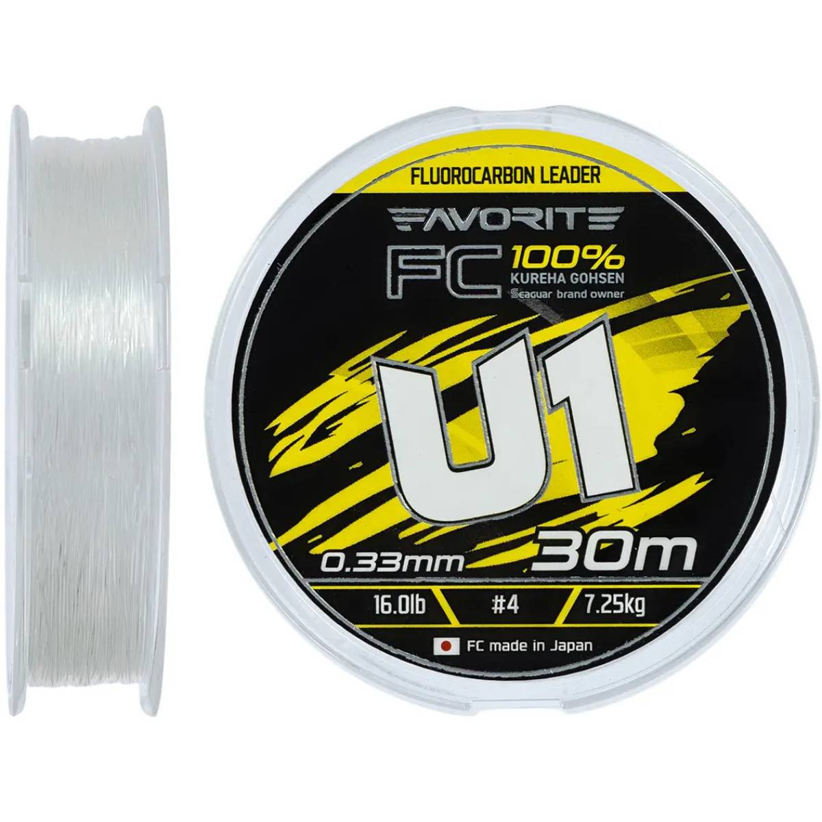 Флюорокарбон FAVORITE U1 FC 30м #4.0/0.33мм 16.0lb 7.25кг (1693.12.16)