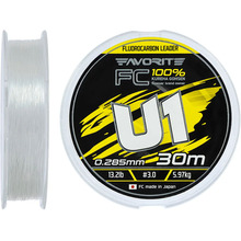 Флюорокарбон FAVORITE U1 FC 30m #3.0/0.285mm 13.2lb/5.97kg (1693.12.14)