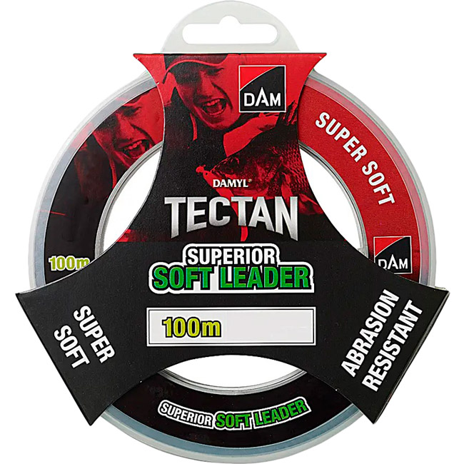 

Поводочный материал DAM DAMYL Tectan Superior Soft Leader 100 м 0.45 мм 18.1 кг (низкая память) (66197), Повідковий матеріал DAMYL Tectan Superior