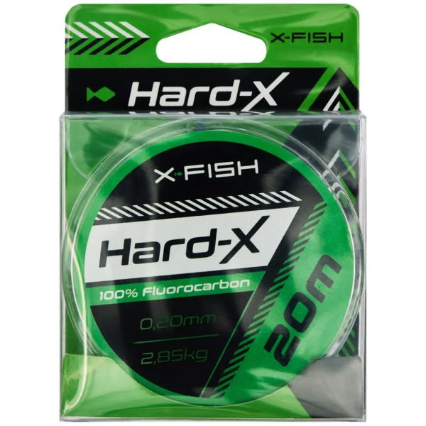 Флюорокарбон X-FISH Hard-X 20 м 0.20 мм Clear (1917.03.82) навантаження на розрив 2.85