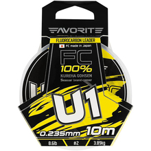 Флюорокарбон FAVORITE U1 FC 10 м #2.0/0.235 мм 8.6lb/3.89kg (1693.11.79)