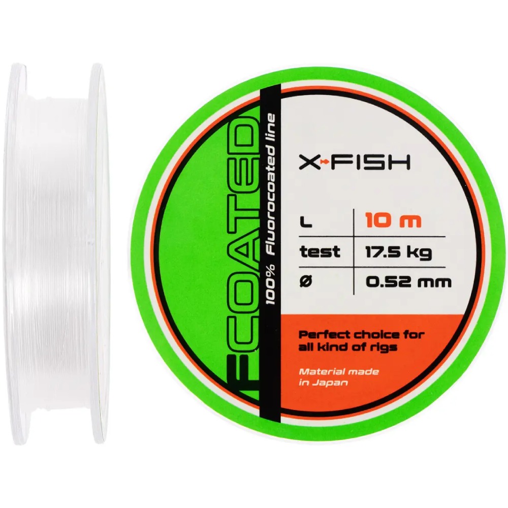 Флюорокарбон X-Fish FCoated 10 м 0.52 мм 17.5 кг (1917.01.36)