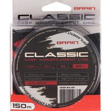 Лісочка BRAIN Classic Carp Line 150m 0.35mm 25lb 10.7kg Dark Brown (1858.80.92)