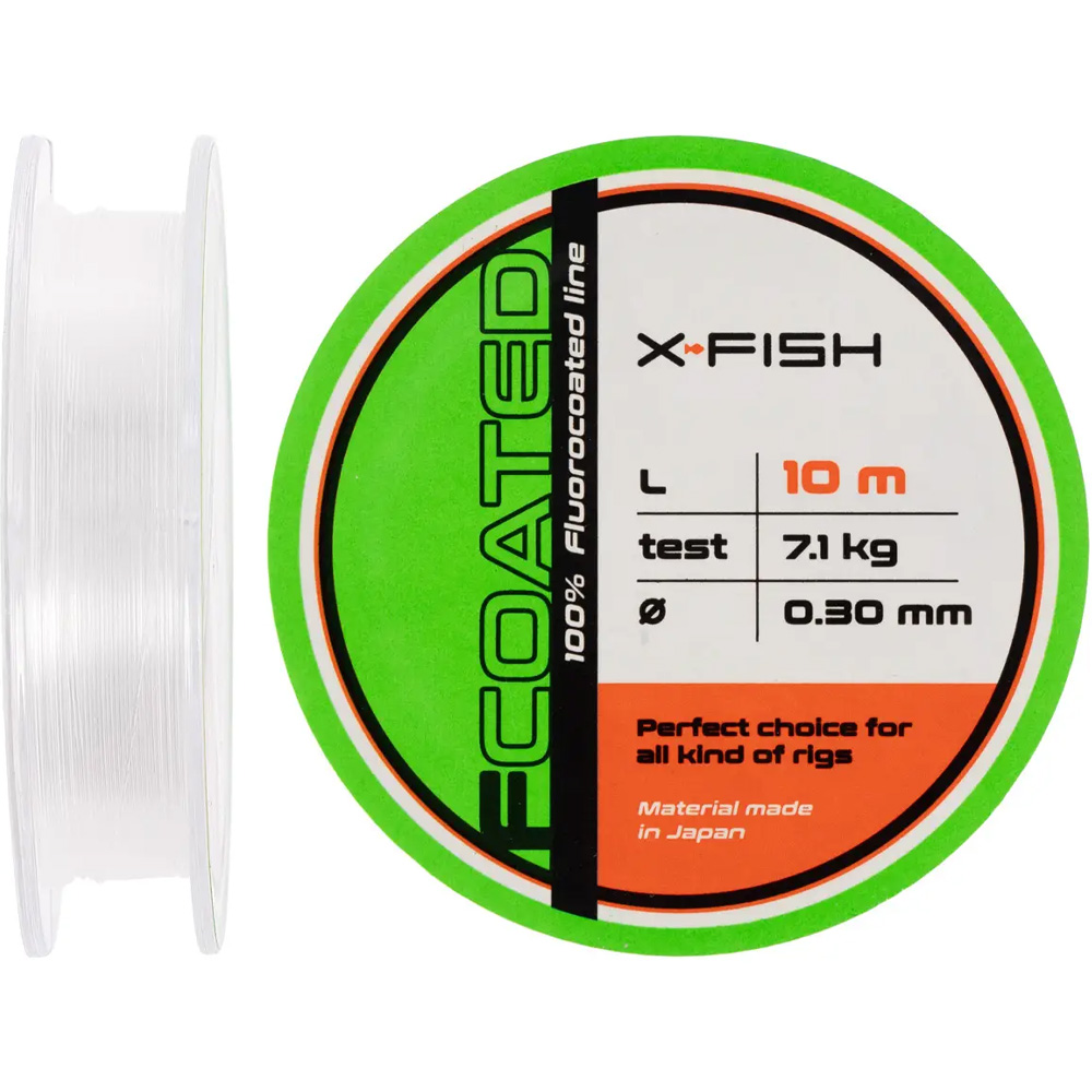 Флюорокарбон X-FISH FCoated 10m 0.30mm 7.1kg White (1917.01.28)