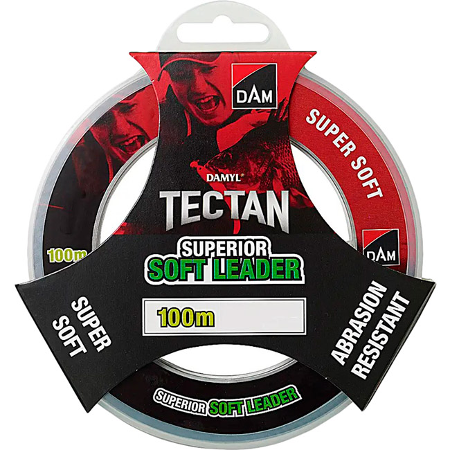 

Поводочный материал DAM DAMYL Tectan Superior Soft Leader 100 м 0.80 мм 46.4 кг (низкая память) (66201), Повідковий матеріал DAMYL Tectan Superior Soft