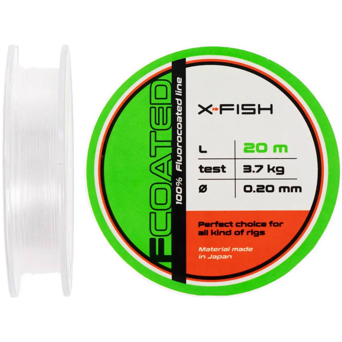 Флюорокарбон X-FISH FCoated 20м 0.20мм 3.7кг (1917.01.43)
