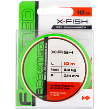 Флюорокарбон X-FISH FCoated 10m 0.14mm 2.3kg (1917.01.21)