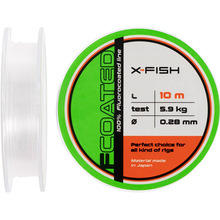 Флюорокарбон X-FISH FCoated 10m 0.28mm 5.9kg (1917.01.27)