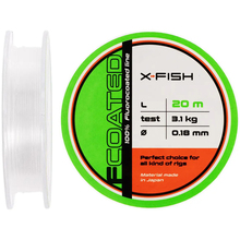 Флюорокарбон X-FISH FCoated 20 м 0.18 мм 3.1 кг (1917.01.42)