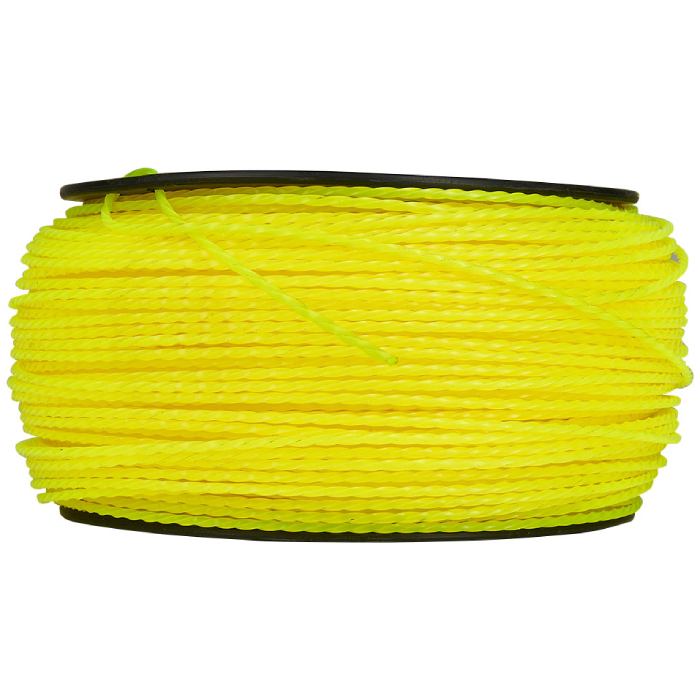 Лісочка для тримера КЕНТАВР Кручений квадрат 2.7 мм 3LB 256 м Yellow (67379) Додатково перетин: кручений квадрат; товщина: 27 мм; довжина: 256 м; 3LB