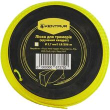 Лісочка для тримера КЕНТАВР Кручений квадрат 2.7 мм 3LB 256 м Yellow (67379)