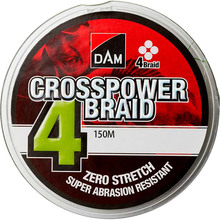 Шнур DAM Crosspower 4-Braid 150 м 0.20 мм 9.9 кг Green (66579)
