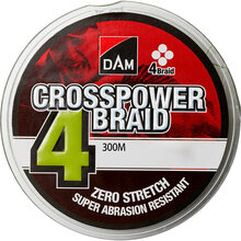 Шнур DAM Crosspower 4-Braid 300 м 0.22 мм 11.3 кг Green (65846)